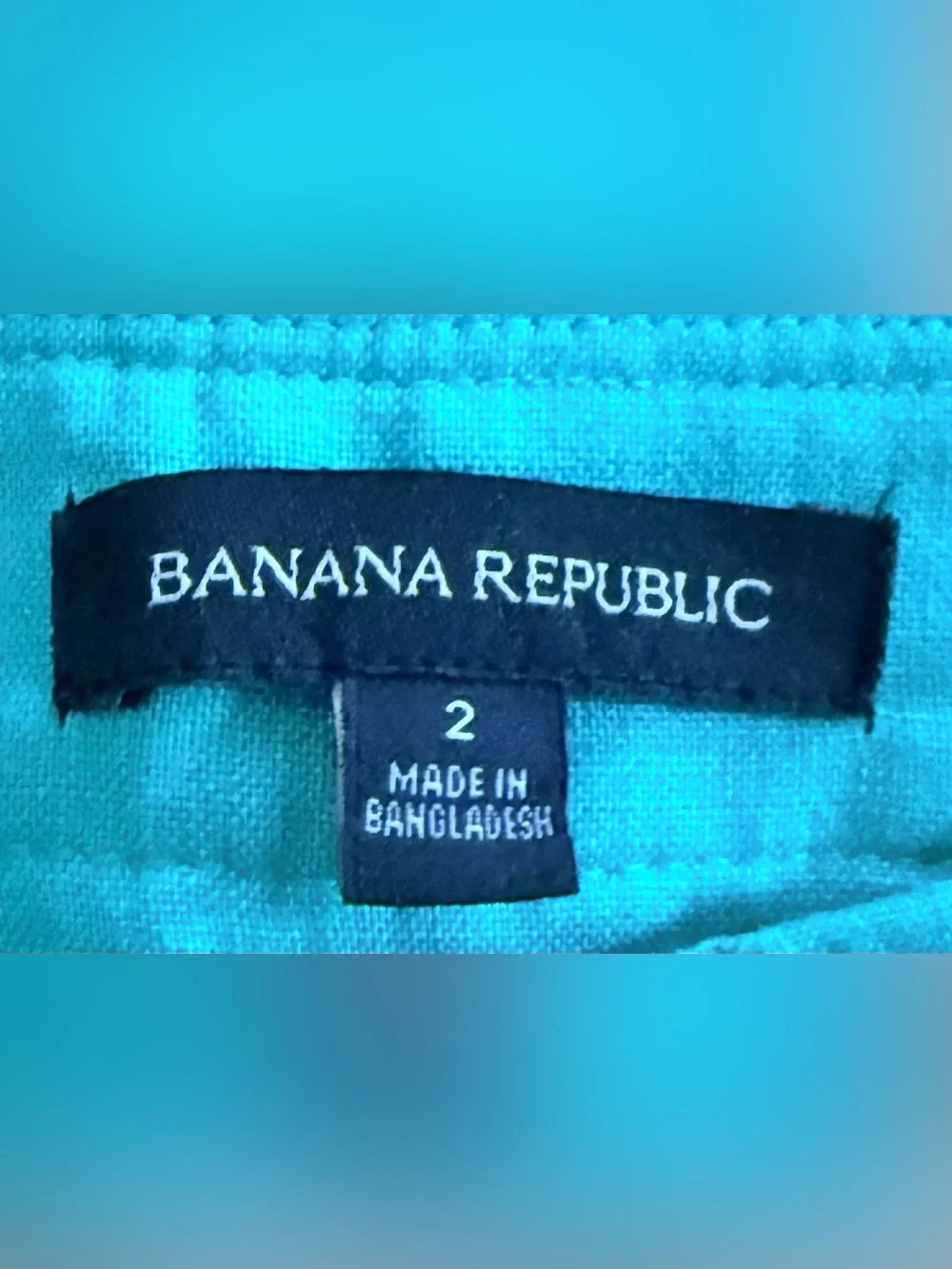 Banana Republic Emerald Green Linen Pants